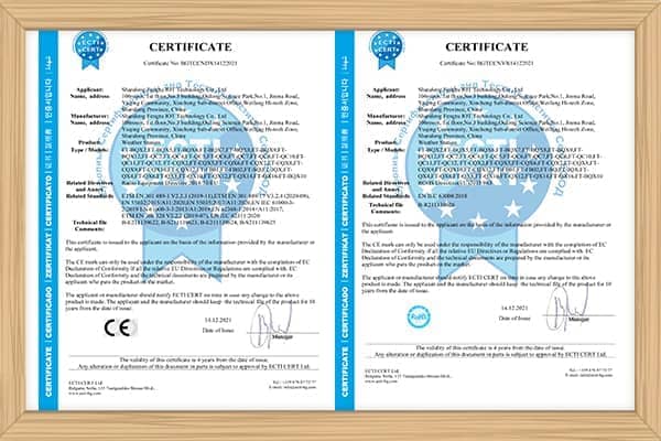 氣象站CE、ROHS